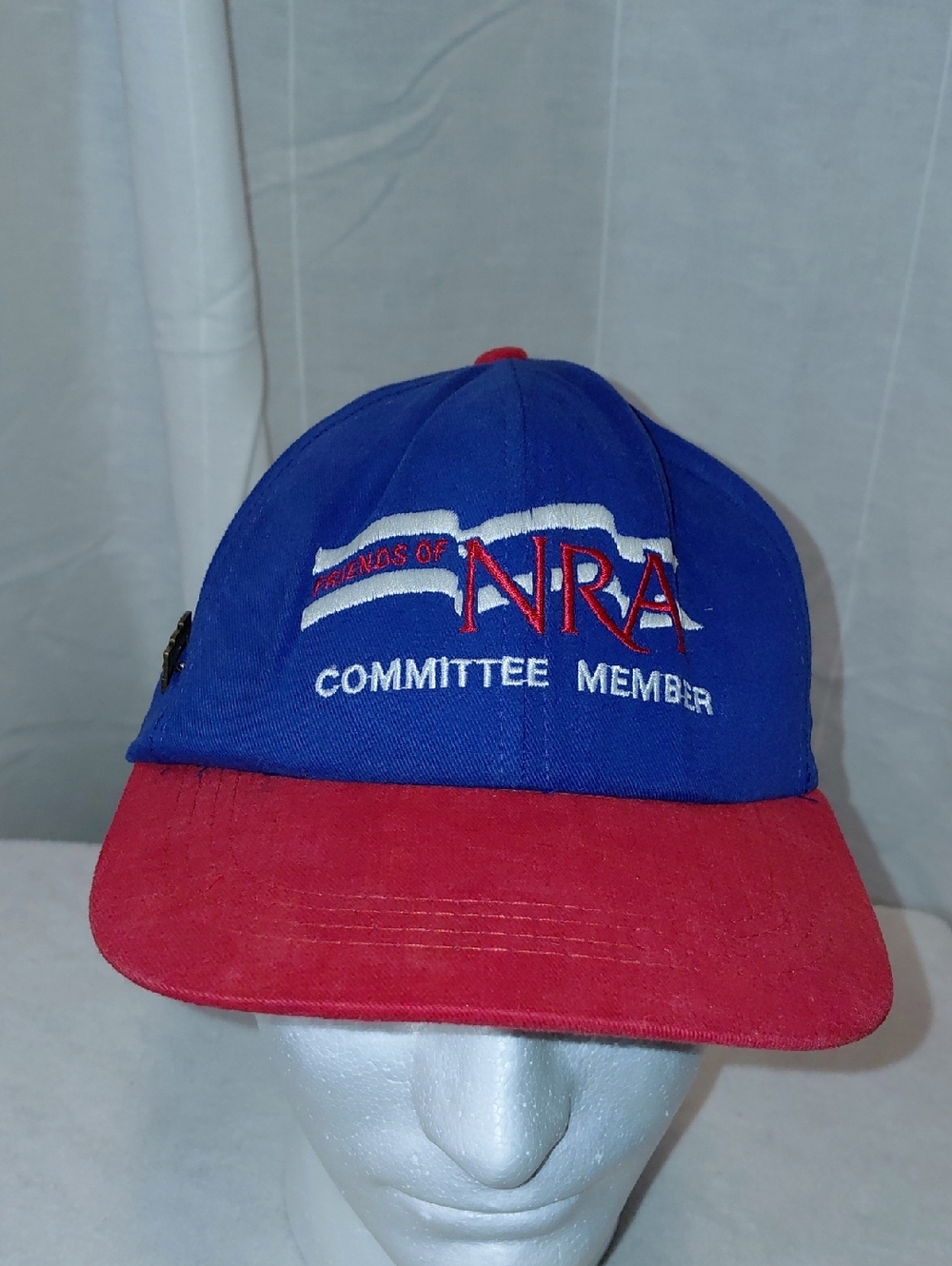 NRA Committee Member Blue & Red Baseball Cap